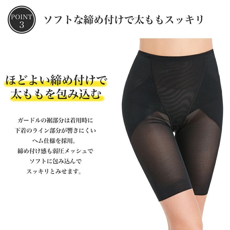 ガードルショーツハイウエストお腹引き締め補正下着美尻美脚骨盤ケアレディースヒップアップおうち時間加圧40代50代60代メール便送料無料2