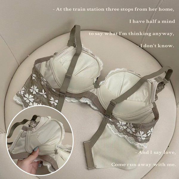 ブラジャー脇肉ショーツセットレディース脇高花柄下着快適インナーメール便のみ送料無料28月10日から20日入荷予定