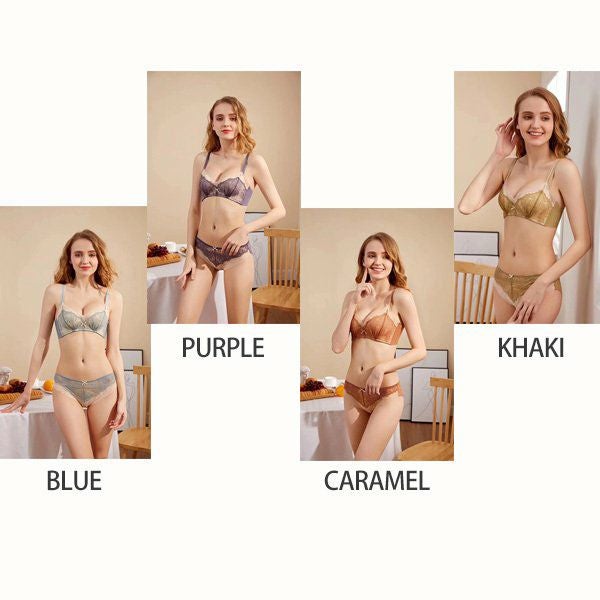 ブラジャーノンワイヤーショーツセット柔らか快適下着レディースインナーメール便送料無料2